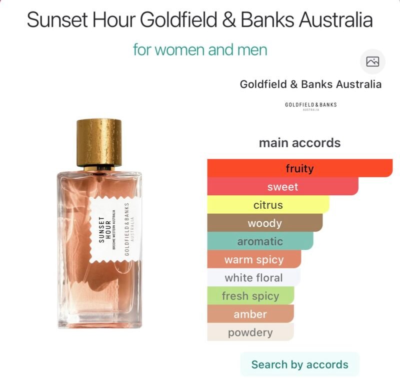 Bohemian sunset hour by goldfield & banks 100ml