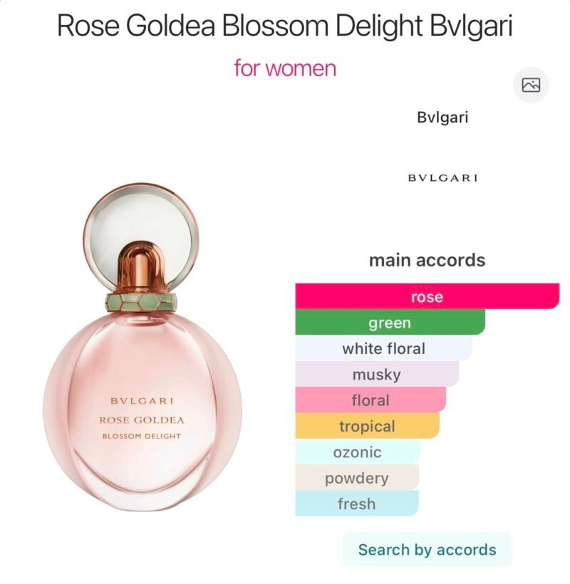 Bvlgari rose goldea blossom delight eau de perfume 75 ml