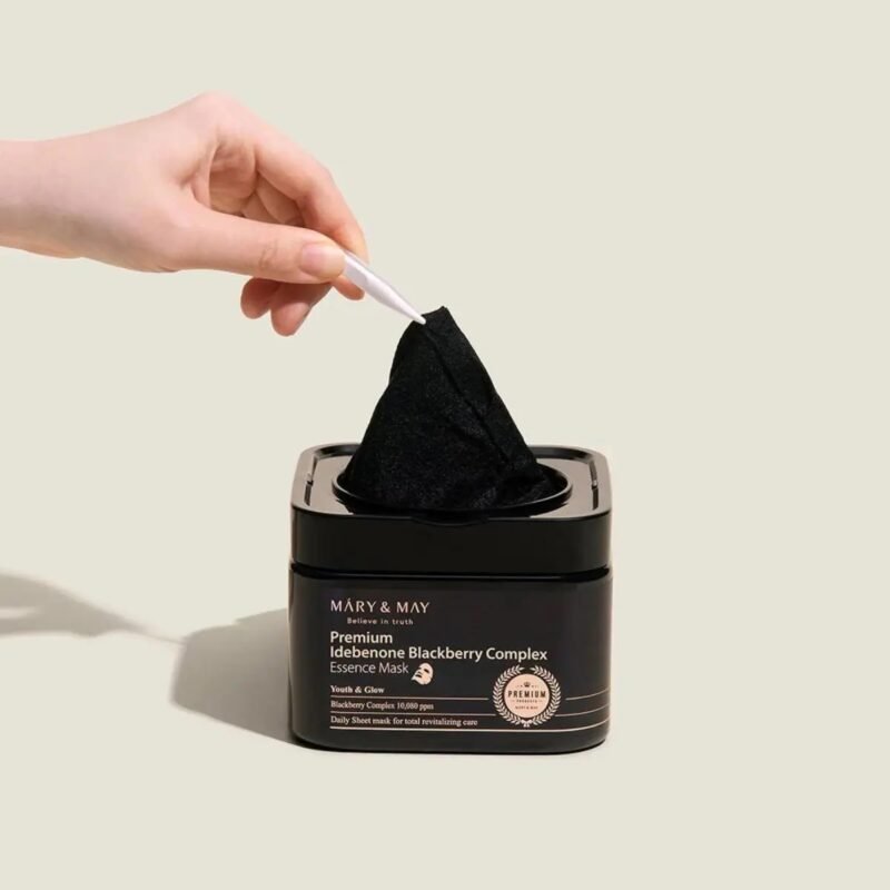 Mary&May Premium Idebenone Blackberry Complex Essence Mask 30 piece