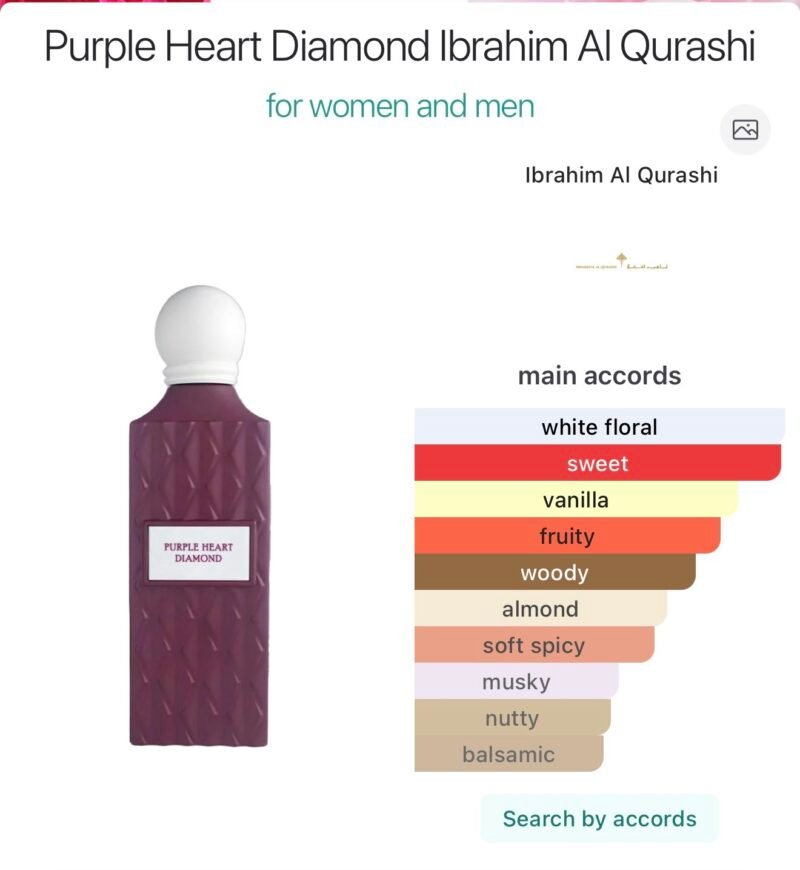Ibraq Purple Heart diamond 150 ml