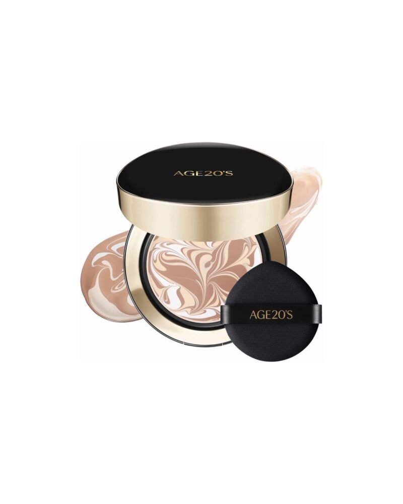 photo-output-1707 AGE20'S Signature Essence Pact SPF 50+ | Pack of 2 cushion Foundation 23 medium beige
