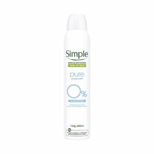 simple pure deodorant spray 250ml