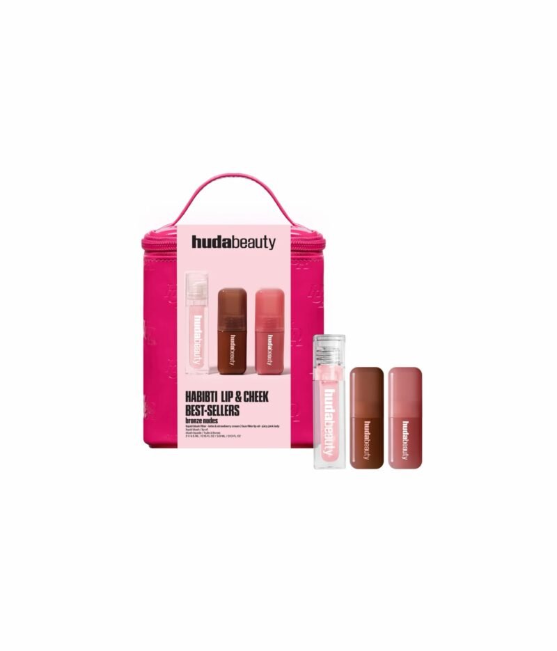 Huda Beauty Habibti lip and cheek kit