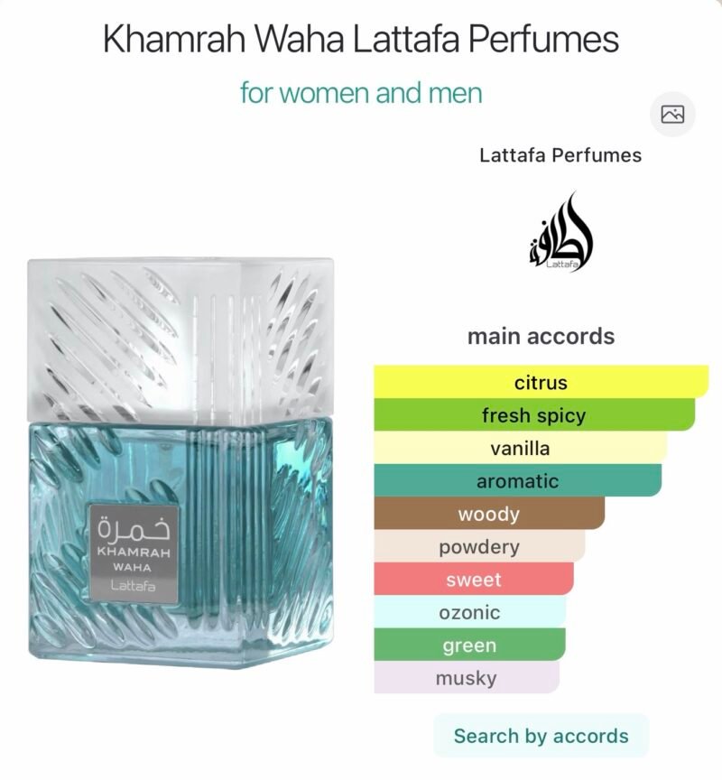 Lattafa Khamrah Waha 100ml