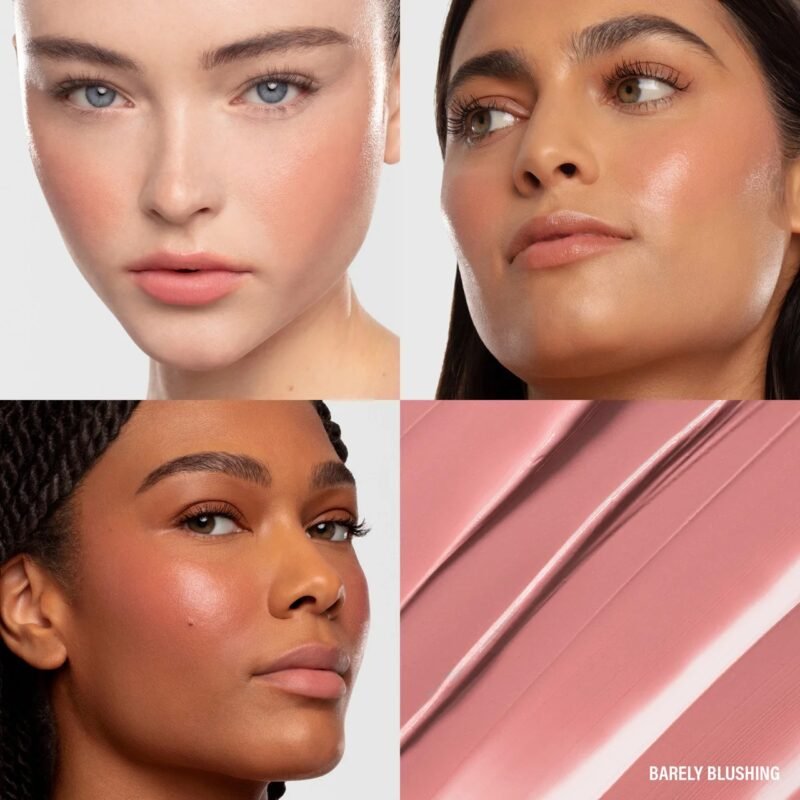 Makeup by mario soft pop blush veil cream  _Barely Blushing
