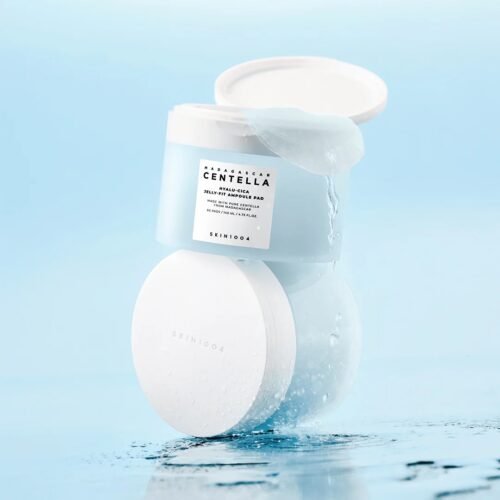 Skin1004 madagascar centella hyalu cica jelly fit ampoule pad 60 pad