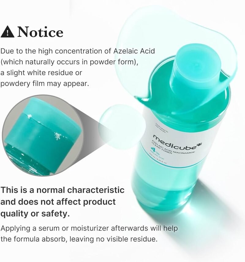 Medicube Azelaic Acid Niacinamide Clarifying Toner 250 ml