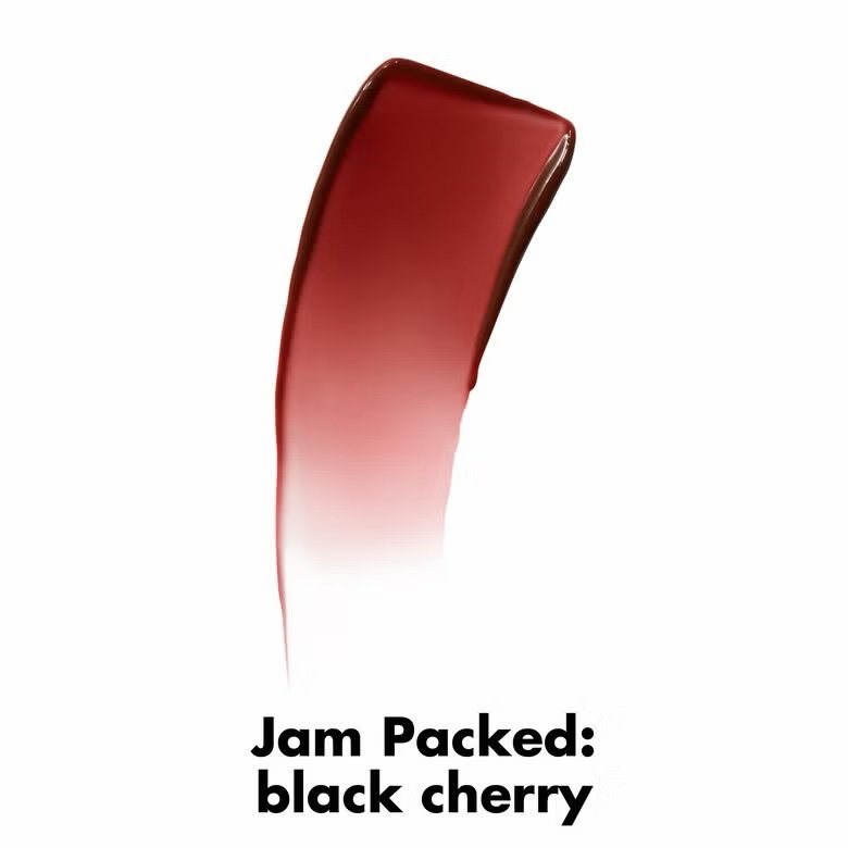 Elf Glow Reviver Lip Oil Stick_ jam packed black cherry