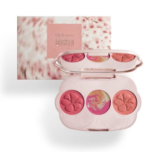 img_5395 Rem beauty x wicked: for good cherry blossom blush palette_coral