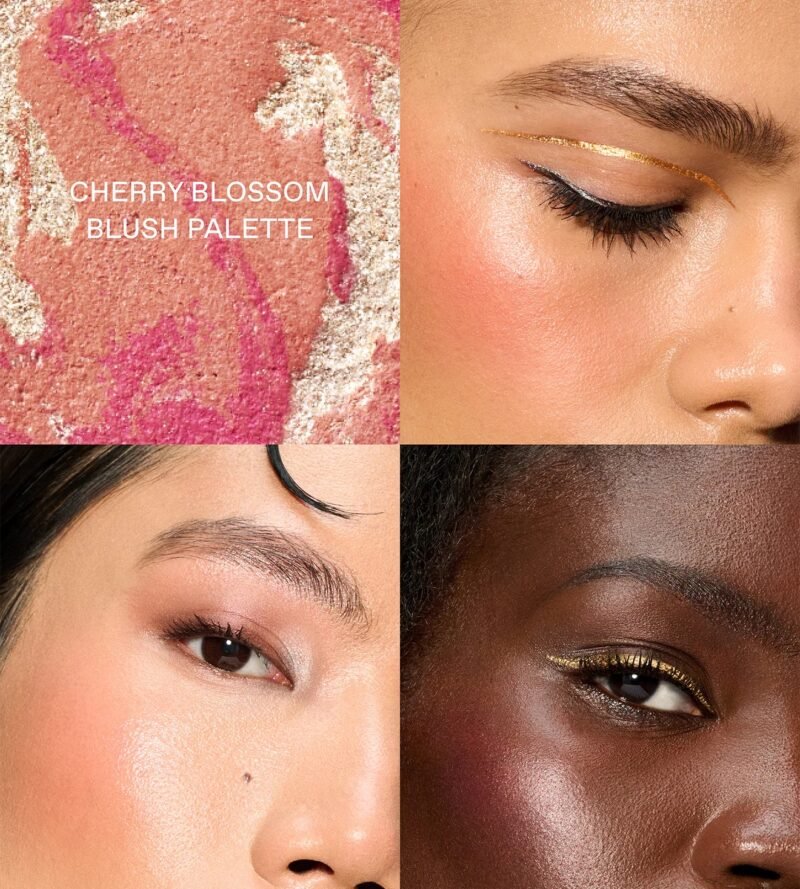 Rem beauty x wicked: for good cherry blossom blush palette_coral