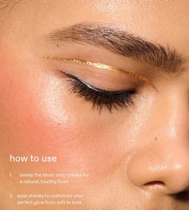 Rem beauty x wicked: for good cherry blossom blush palette_coral