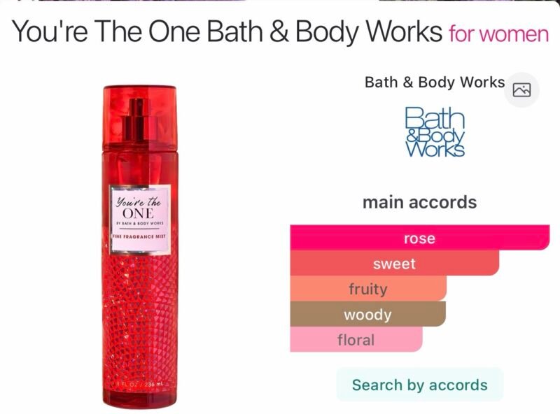 Bath & Body Works and You're the One Fine Fragrance Mist 236ml