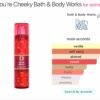 Bath & Body Works You're Cheeky Fragrance Mist 236 ml
