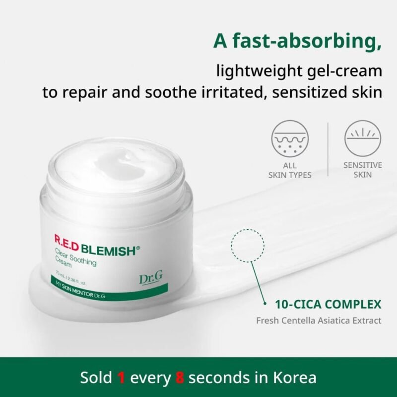 img_6215 Dr.G Red Blemish Clear Soothing Cream 70 ml