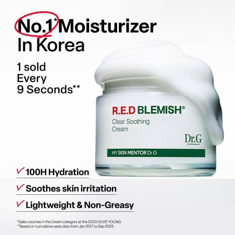 img_6218-3 Dr.G Red Blemish Clear Soothing Cream 70 ml