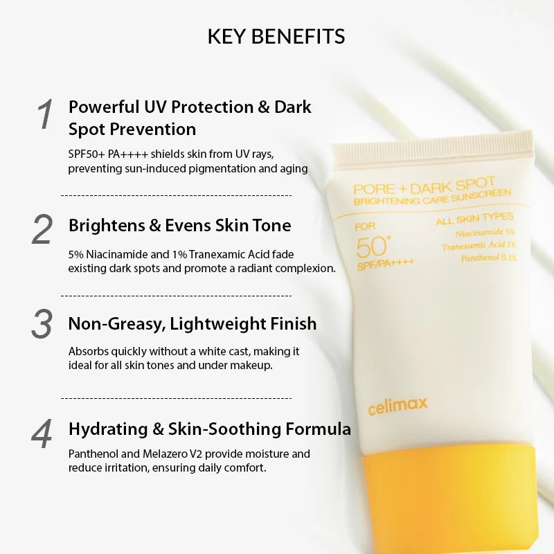 img_6361-2 celimax - Pore+ Dark Spot Brightening Care Sunscreen 50ml