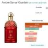 Guerlain ambre samar Edp 125ml