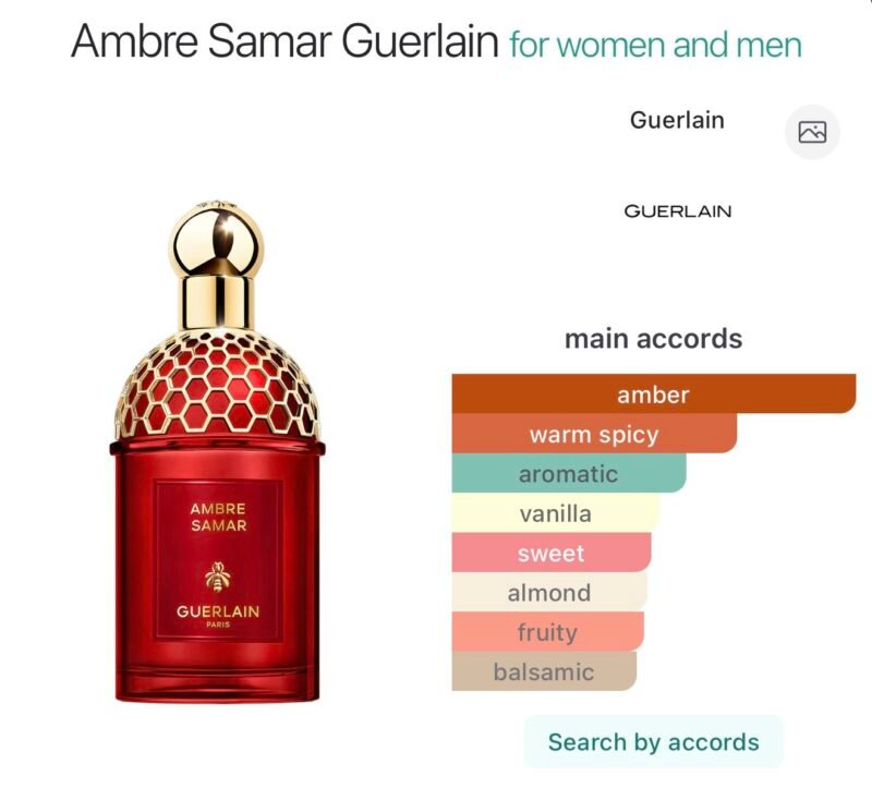 Guerlain ambre samar Edp 125ml
