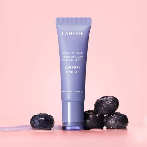 Laneige lip glowy balm _blueberry 10g