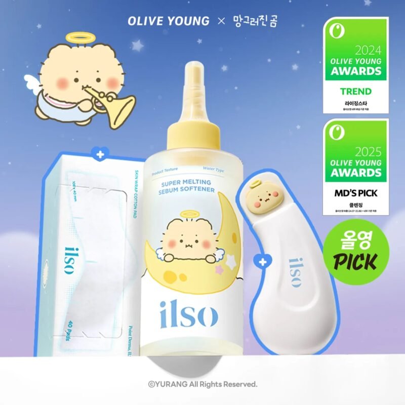 Ilso mangomee EDITION]ilso Super Melting Sebum Softener 150ml Set (+Clean Master +Cotton Pads 40P)