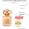 Giorgio Armani my way sunny vanilla eau de parfum 90 ml