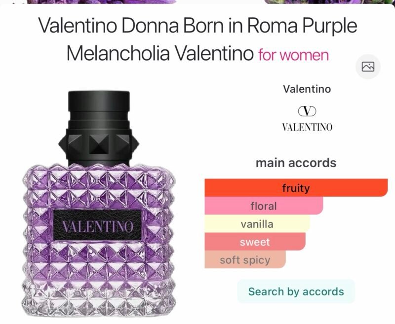 Valentino born in roma purple melancholia eau de parfum 100ml