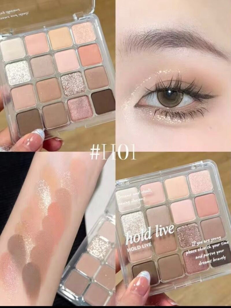 Hold live 16-Color Eyeshadow Palette_ H01