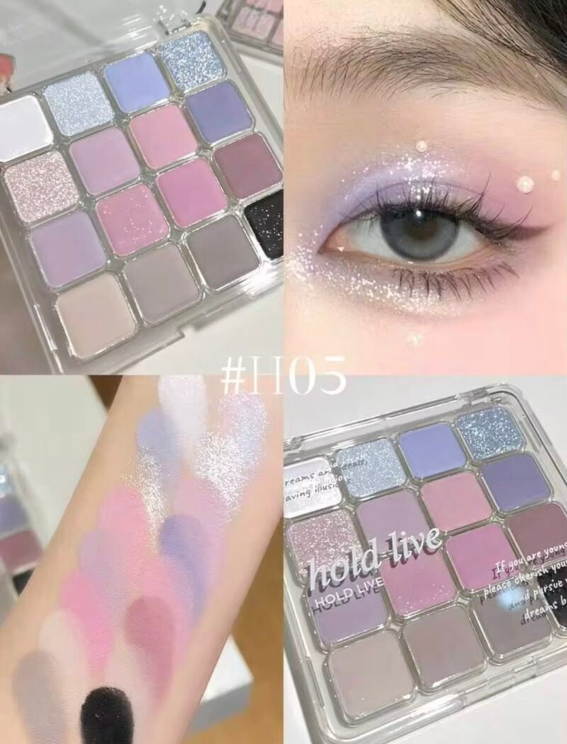 Hold live 16-Color Eyeshadow Palette_ H05