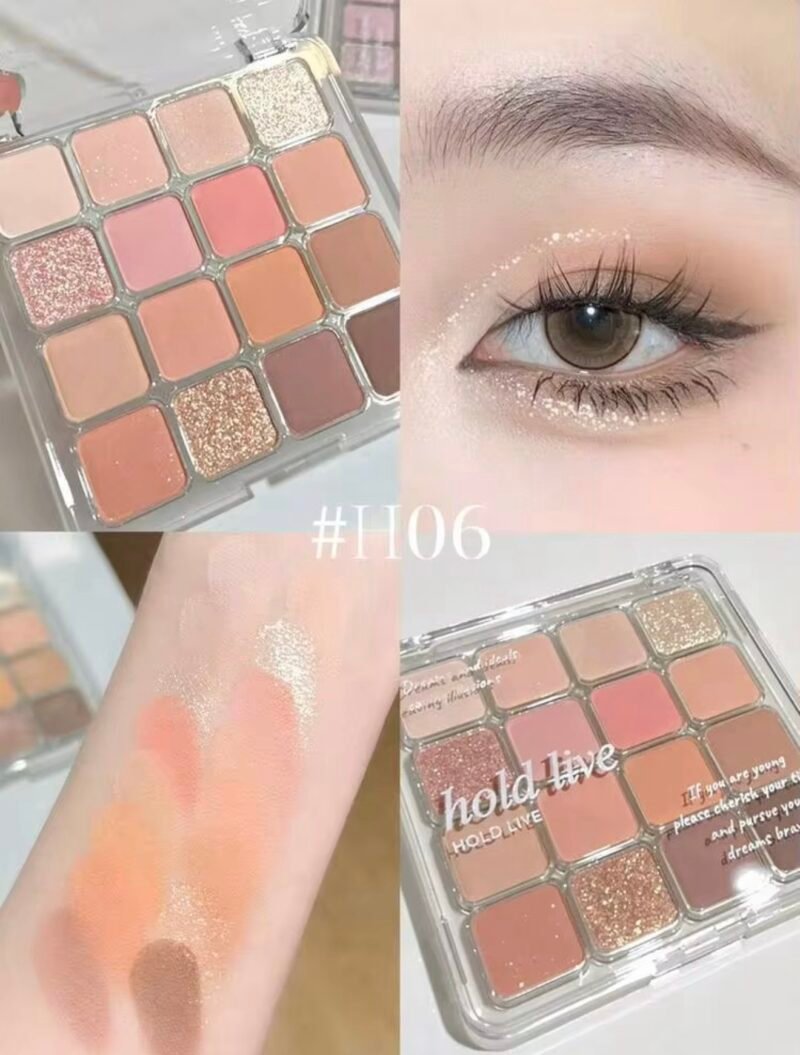 Hold live 16-Color Eyeshadow Palette_ H06