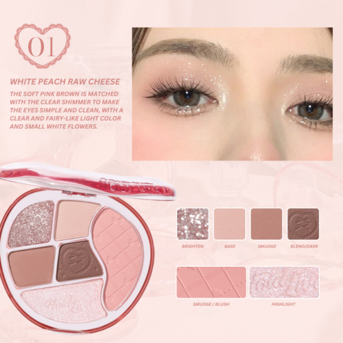 img_8224 Hold live Pink Mist Pervading Compreshensive Powder Palette - H01