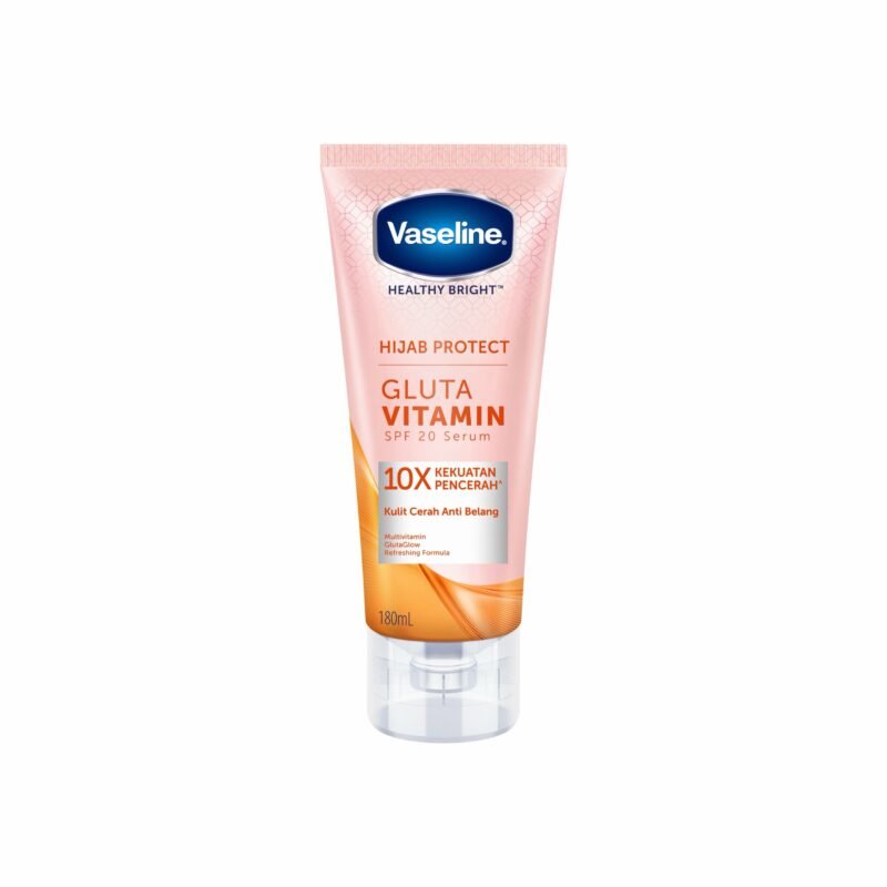 Vaseline hijab protect gluta vitamin sunscreen serum 180 ml