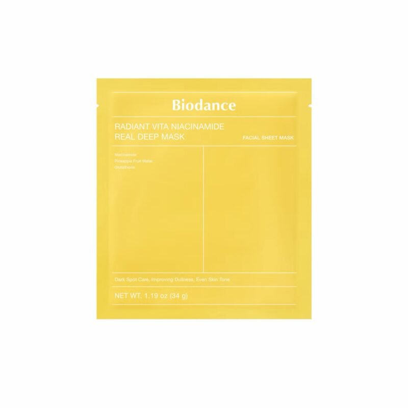 Biodance Radiant Vita Niacinamide Real Deep Mask 1 piece