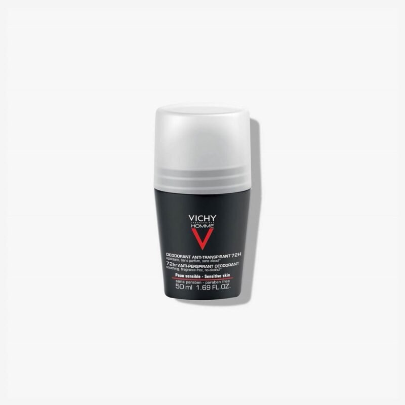 Vichy homme extreme control anti perspirant 72h roll on deodorant 50ml 