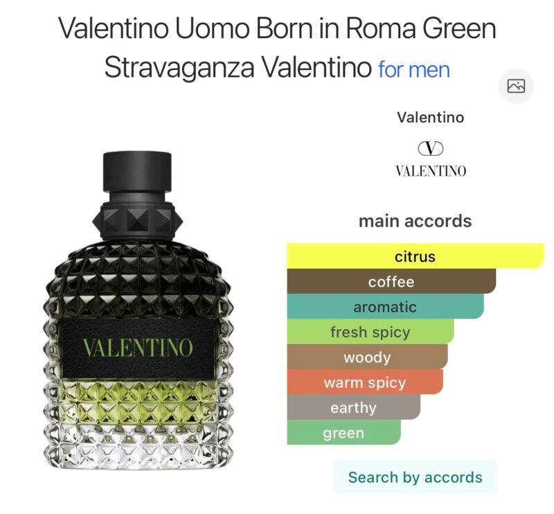 Valentino born in roma green stravaganza uomo eau de toilette 100 ml