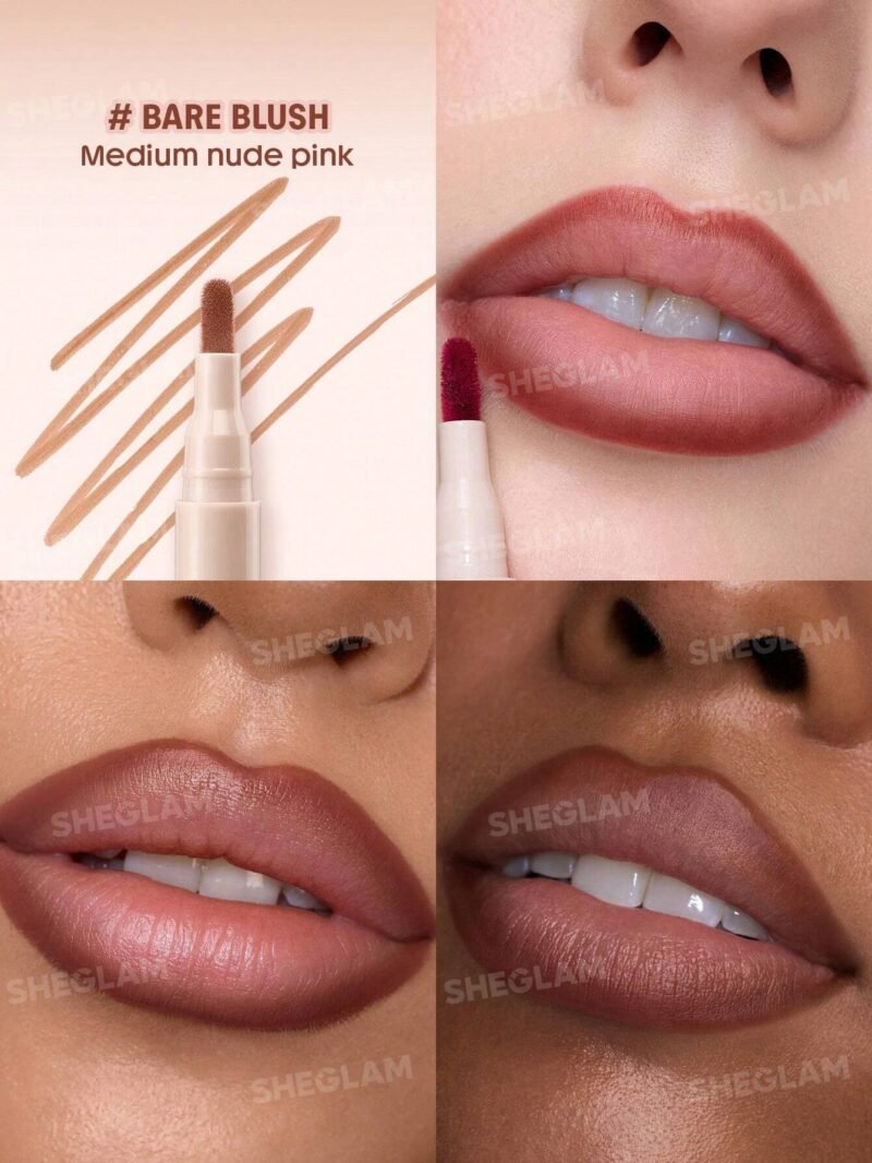 Sheglam True Stain Liquid Lip Liner_ 012 bare blush