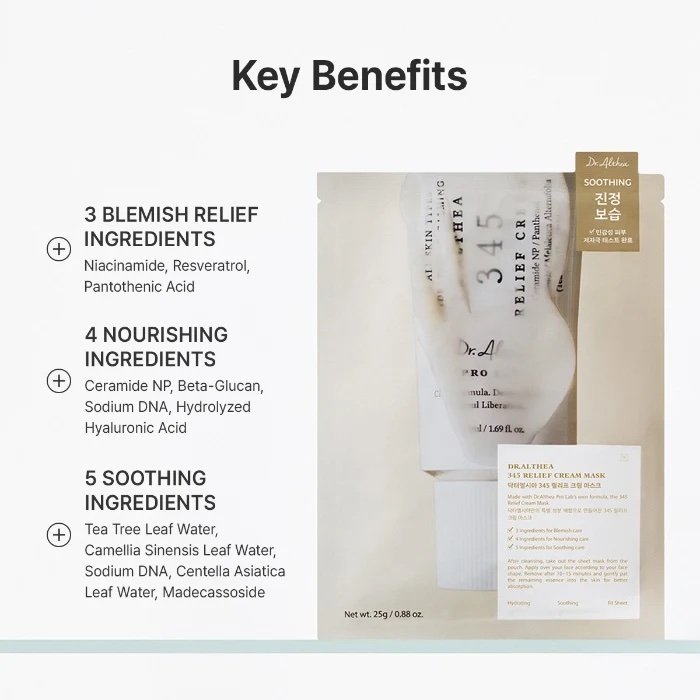 Dr. Althea 345 Relief Cream Mask 1psc