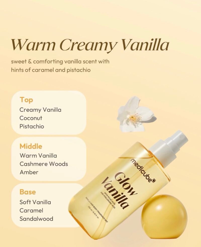 Medicube Glow Vanilla Hair & Body Fragrance Mist 100ml
