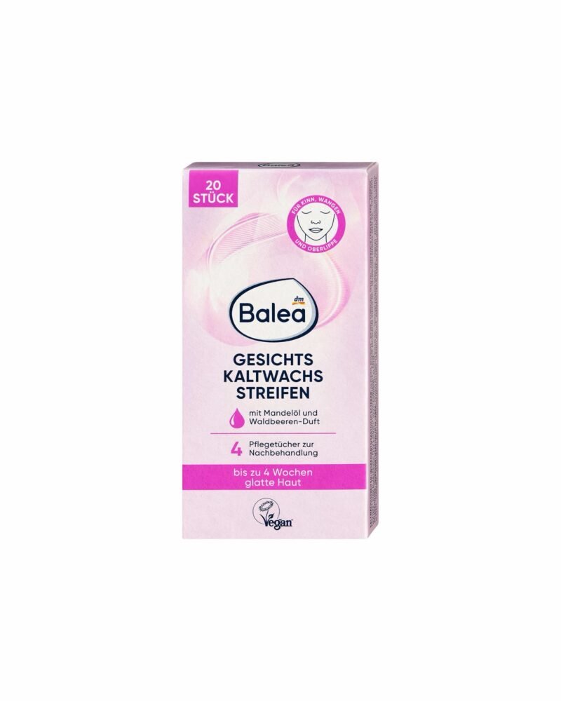 Balea facial cold wax strips 20pcs