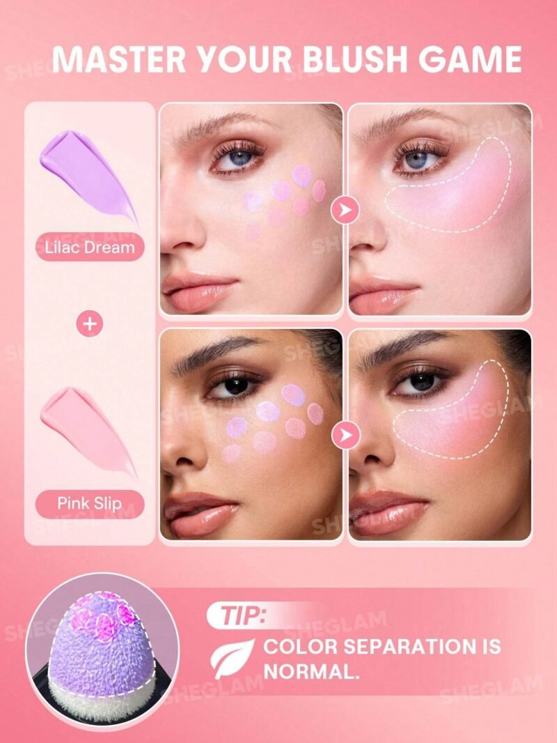 Sheglam Color Bloom Liquid Blush-Pink Slip