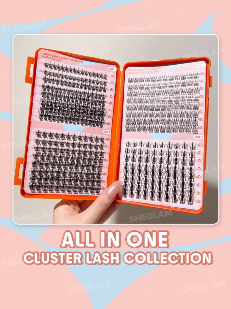Sheglam Lash Pages Multi‑Style Hybrid Lash Clusters 400 psc