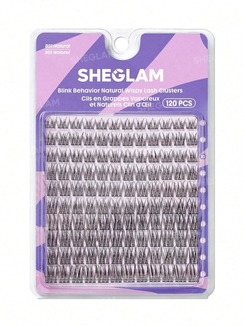Sheglam Blink Behavior Natural Wispy Lash Clusters 120psc
