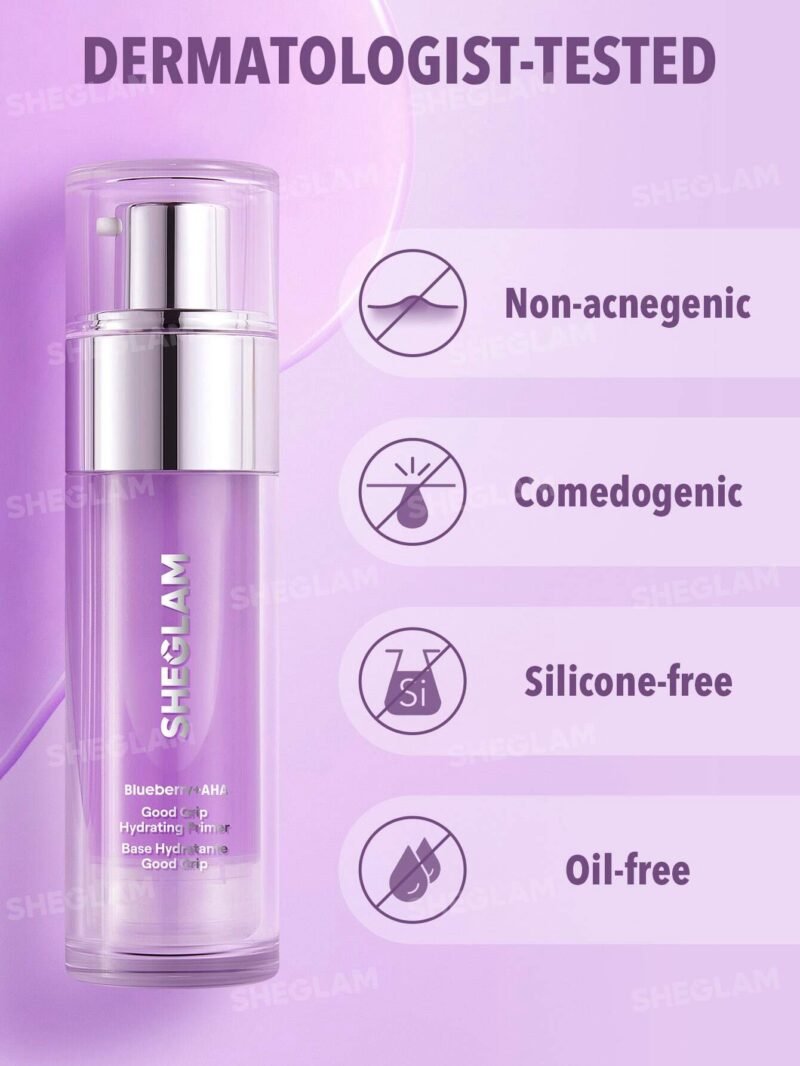 Sheglam Good Grip Hydrating Primer-Blueberry + AHA