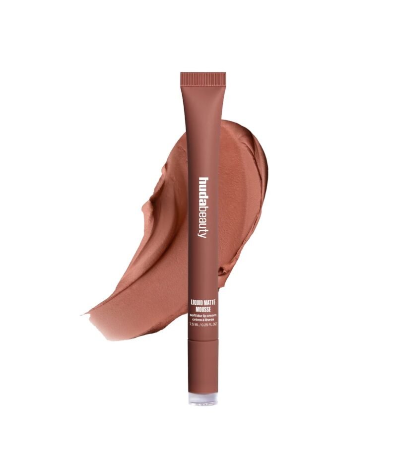 Huda beauty liquid matte mousse_warm brown
