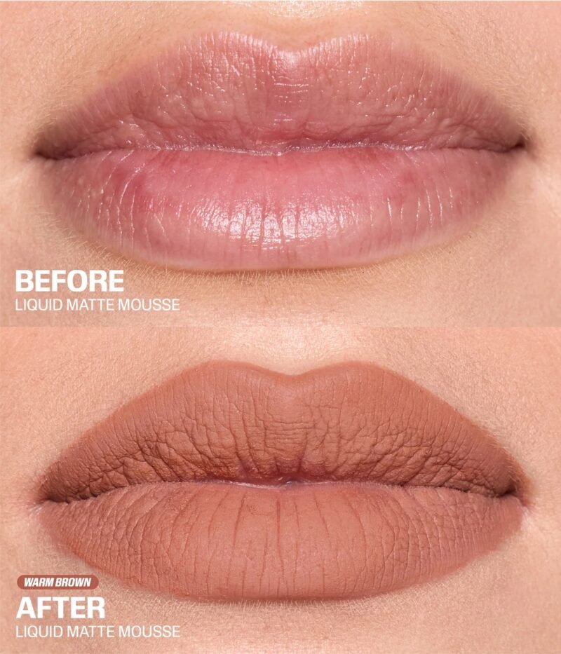 Huda beauty liquid matte mousse_warm brown
