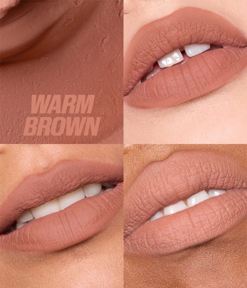Huda beauty liquid matte mousse_warm brown