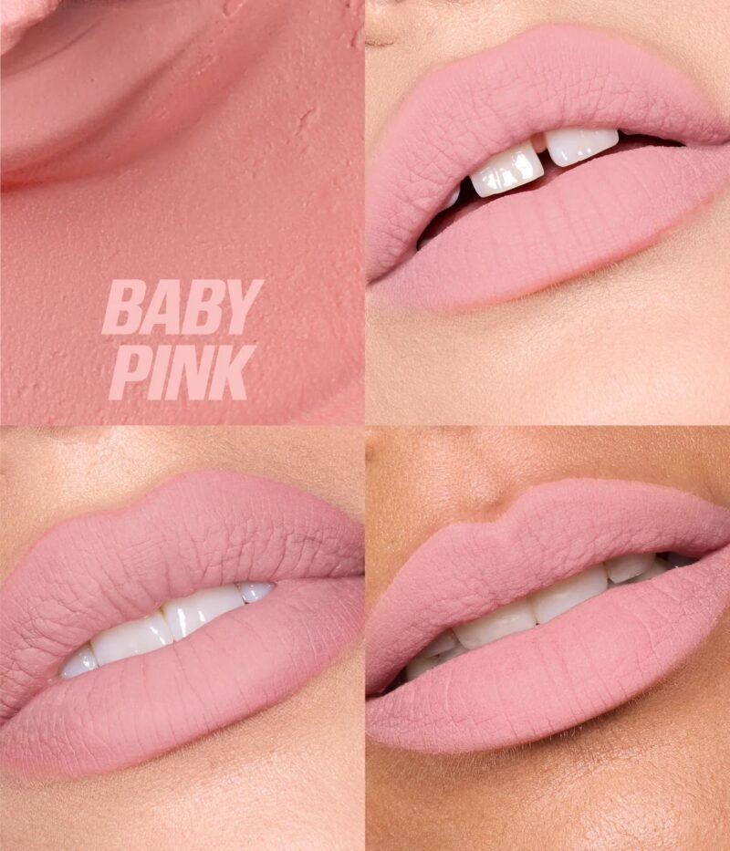 Huda beauty liquid matte mousse_baby pink